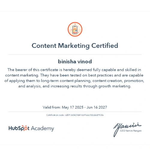 Certified Digital Marketing Specialist in Dubai
